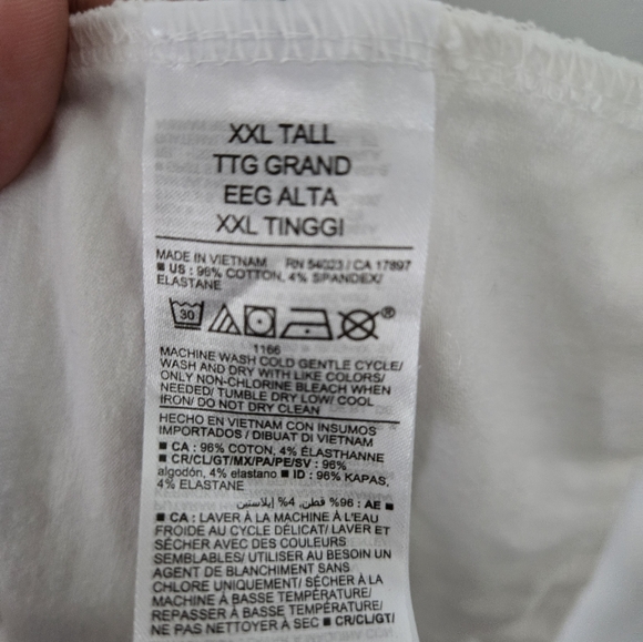 Old Navy White Tiered Dress XXL TALL - Picture 5 of 5